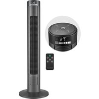 Bloomfold Turmventilator - 38 Zoll - Schwarz - Fernbedienung - Schlafmodus - 12-Stunden-Timer - Voll-LED-Display – Bild 2