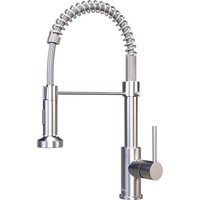 Noswo Küchenarmatur mit herausziehbarem Auslauf - Küchenarmatur - Handbrause - herausziehbar - Flexibler Schlauch - Chrom – Bild 2