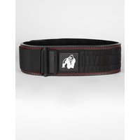 Gorilla Wear Halterung Gürtel - 4 Zoll Premium Leder Heben Gürtel - schwarz - 2XL/3XL – Bild 2