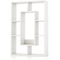 Coast Bücherregal - 7 Fächer - Kippsicheres Design - 61 x 20 x 90 cm - Weiß – Bild 2