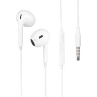 5-mm-Klinkenanschluss - In-Ear-Ohrhörer mit Kabel - Ohrhörer mit Kabel und Mikrofon - Weiß
