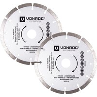 VONROC Diamanttrennscheiben - Ø150MM - universal - 2 Stück - Stein & harte Materialien – Bild 2