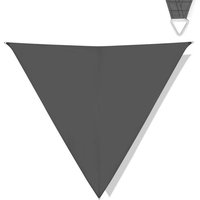 VONROC Premium Schattentuch - Dreieck - ∆ 360 cm - Wasserabweisend - Grau - Inkl. Aufbewahrungsbeutel und Befestigungsschnur – Bild 2