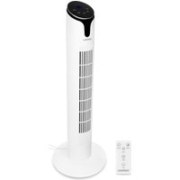 VONROC Luxury Fan - Turmventilator - Höhe 86 cm - Inkl. Fernbedienung - 3 Geschwindigkeiten - Schwenkfunktion - 15-Stunden-Timer - weiß – Bild 2