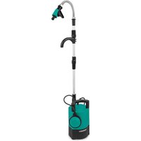 VONROC Regenfasspumpe 400W - 5200 lt/h - mit Trockenlaufschutz - einstellbarer Schwimmer - Universal-Gartenschlauchanschluss - 10 Meter Kabel – Bild 2