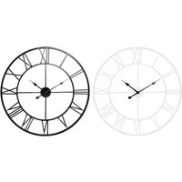 Wanduhr DKD Home Decor Metall (2 Stück) (40 x 3 cm) – Bild 2