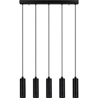 Squid Lighting Tube Row Pendelleuchte - schwarz – Bild 2