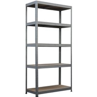 2Stück Metalkas Rack 180x90x40 /5/175 kg schwarz matt – Bild 2