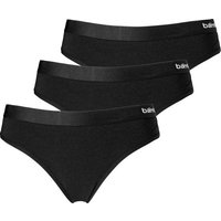 Apollo Damen-Tanga Schwarz Bambus 3er-Pack - Größe XL – Bild 2
