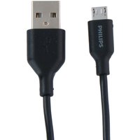 PHILIPS - USB-A zu Micro USB Kabel - DLC21030U - 1.2 Meter Kabel - Ersatzkabel - Schwarz – Bild 2