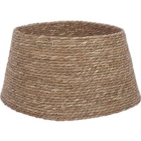 House of Seasons Weihnachtsbaumschürze - H26 x Ø50 cm - Seegras - Naturbraun – Bild 2