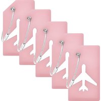 EverNeeds Gepäckanhänger - Silikon - Gepäckanhänger für Koffer - Gepäckanhänger - Rosa - 5 Stück – Bild 2