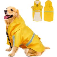 Dutchwide - Hundemantel - Regenmantel Hund - Gelb - Größe 4L – Bild 2