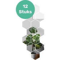 Soft&Silky 12 Stück Klebespiegel - Sechseckform - 8x7x4cm – Bild 2