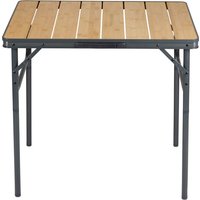 Campe Active Campingtisch zusammenklappbar - Klapptisch - Klapptisch - Klapptisch - höhenverstellbar- 75 x 55 x 31 - 71 cm - Bambus und Aluminium – Bild 2