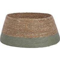 House of Seasons Weihnachtsbaumschürze - H26 x Ø58 cm - Seegras - Grün – Bild 2