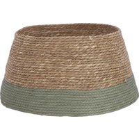 House of Seasons Weihnachtsbaumschürze - H26 x Ø50 cm - Seegras - Grün – Bild 2