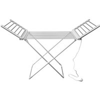 Vlectro Elektrischer Wäscheständer 147x54x94 cm - 220V - 230W -Weiß/Silber – Bild 2