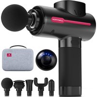 Northwall Massage Gun Professional PRO - Massagepistole mit Koffer und 5 Aufsätzen - Leistungsstarkes und kabelloses Sport- und Entspannungsmassagegerät – Bild 2