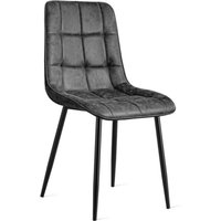 Refurna - Esszimmerstuhl Yerevan Mikroleder Anthrazit – Bild 2