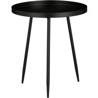 Mica Decorations Flores Beistelltisch - H44 x Ø40 cm - Metall - Schwarz – Bild 2