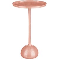 Mica Decorations Colin Beistelltisch - H58 x Ø34 cm - Recyceltes Aluminium - 100% FSC - Hellrosa – Bild 2