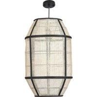 Mica Decorations Pella Pendelleuchte - H46 x Ø29 cm - Leinen - Off White – Bild 2