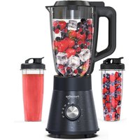 Safecourt Kitchen - Hochleistungsmixer - 5 automatische Programme - Smoothie-Maker - 1300 Watt - Schwarz – Bild 2