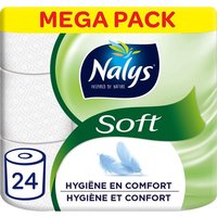 Nalys Soft Hybrid-Toilettenpapier aus 80% Recycling-Folie 2-lagig 24 St. – Bild 2
