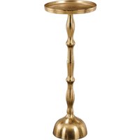 Mica Decorations Duco Beistelltisch - H66 x Ø25 cm - Recyceltes Aluminium - FSC 100% - Gold – Bild 2