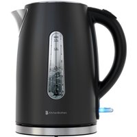 7L - 2200W - Edelstahl-Wasserkocher - Schwarz