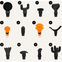 Aufsätze Zeegma Massagepistole - 12 Stück – Bild 2