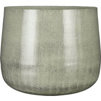 Mica Decorations Benson Blumentopf - H32 x Ø37 cm - Metall - Hellgrau – Bild 2