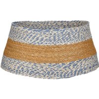 House of Seasons Weihnachtsbaumschürze - H26 x Ø58 cm - Seegras - Blau – Bild 2