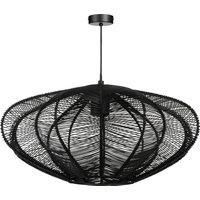 Mica Decorations Kanti Pendelleuchte - H20 x Ø41 cm - Metall - Schwarz – Bild 2