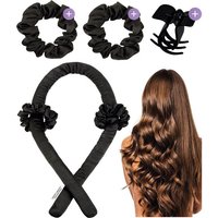 Soft & Silky Heatless curls - Satin - Band - Inkl. 2 Haargummis und 1 Haarspange - Lockenwickler - Lockenwickler - Locken ohne Hitze - Satin Hair Curler - Curly hair products – Bild 2