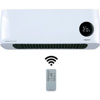 alpina Keramikkocher mit Wandhalterung - Elektroheizgerät 2000W - einstellbare Heizstufen und Timer - Wandkocher mit Fernbedienung - Heizlüfter - für Innenräume – Bild 2