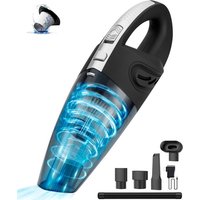 Turbo-7 Krümelsauger Cordless - Handstaubsauger - Schwarz / Grau - inkl. Zubehör – Bild 2