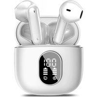 Soundtrex X-Pro Wireless Earphones - Bluetooth-Ohrhörer - Earpods kabellos - LED-Anzeige - Bluetooth 5.3 - Weiß – Bild 2