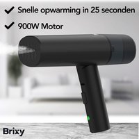Brixy Clothes Steamer - Leistungsstarke Hand Steamer - Steamer Kleidung und Möbel - Inklusive Aufbewahrungstasche - Anthrazit – Bild 2