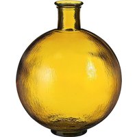 Mica Decorations Firenza Flaschenvase - H42 x Ø34 cm - Recyceltes Glas - Ocker – Bild 2