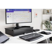 Kensington UVStand™ Monitorständer mit UVC-Sterilisationsfach/Aufbewahrungsschublade - Schwarz – Bild 2