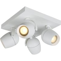 Lucide PRESTON - Deckenstrahler Bad - 4xGU10 - IP44 - Weiß – Bild 2