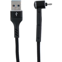 Datenkabel und Telefonständer - Micro-USB/ USB-A - 1 Meter - Schwarz