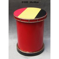 Hocker Pouf Version Belgien Red Devils – Bild 2