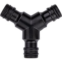 BLACK+DECKER Gartenschlauchkupplung - 3-Wege - 7 x 6 x 2.1 CM - Schwarz – Bild 2