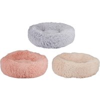 maxxpro Donut Hundekorb - Katzenkorb - Ø56x17cm - Flauschiges Hundekissen - Sie erhalten 1 zufällige Farbe – Bild 2