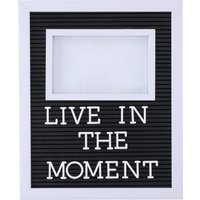 ArtiCasa Buchstabenbrett mit Fotorahmen - 188 Buchstaben - 28x23x3cm – Bild 2