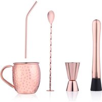 alpina Cocktail-Set - 7-teilig - Material Edelstahl - rosafarben – Bild 2