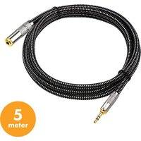 5 mm Buchse - Audio-Verlängerungskabel - Klinken-Verlängerungskabel - Nylon